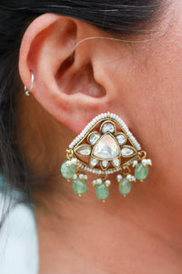 Aabha Mint Drop Earrings