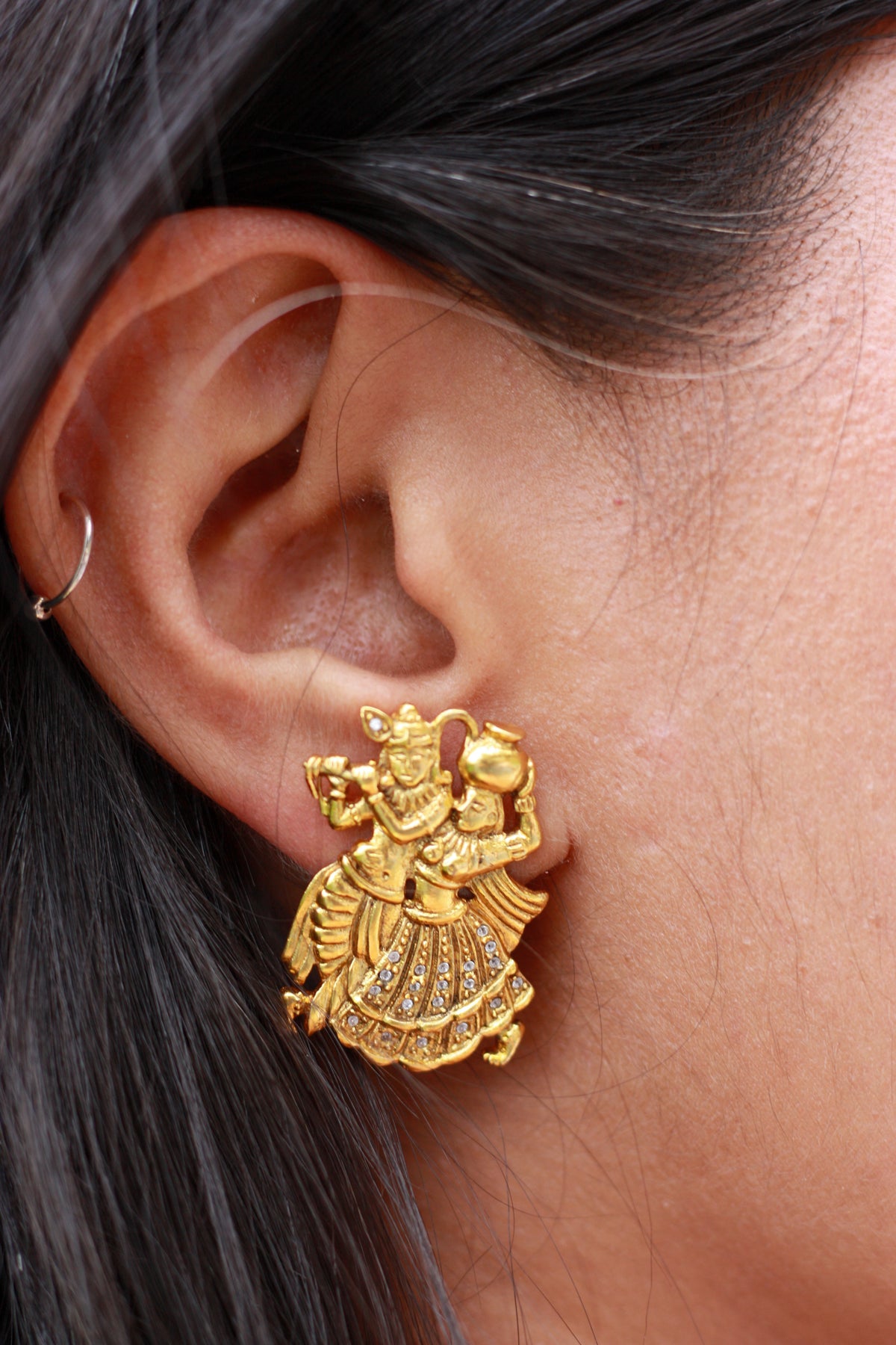 Nritya Figurative Statement Studs
