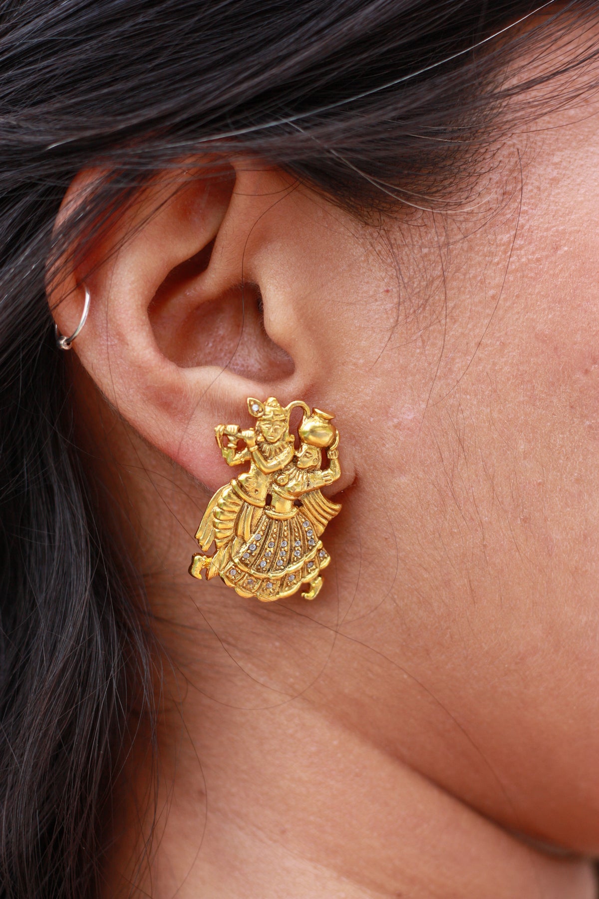 Nritya Figurative Statement Studs
