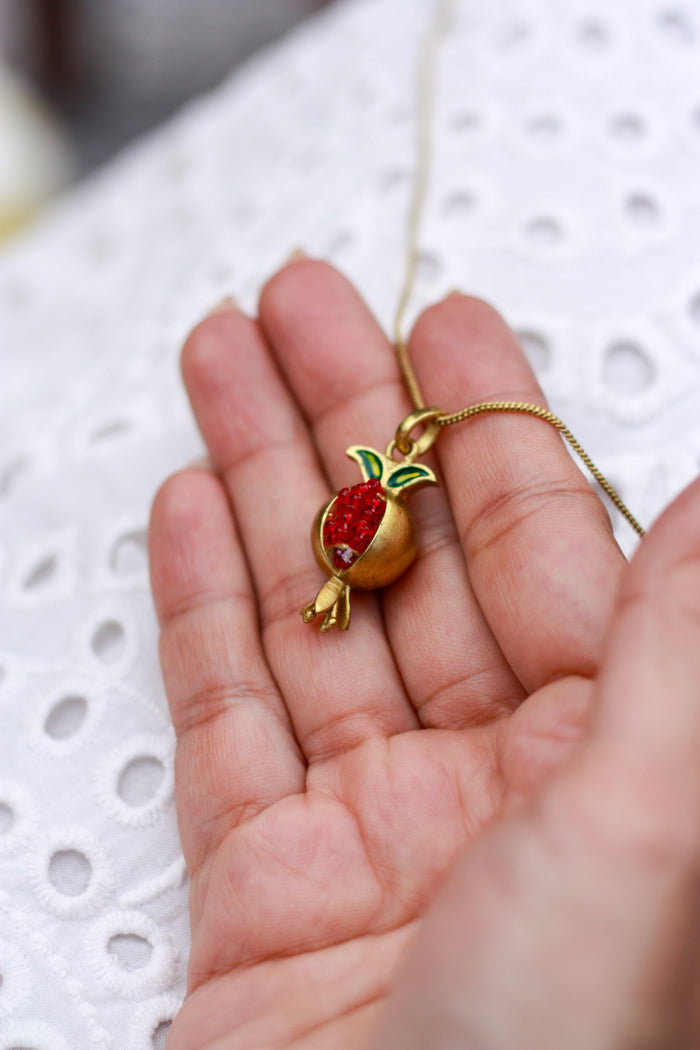 Anar Pomegranate Pendant Necklace