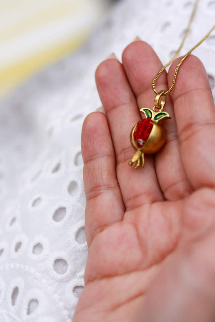 Anar Pomegranate Pendant Necklace