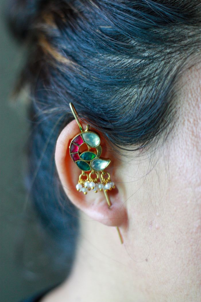 Red Green Crescent Pearl Climber