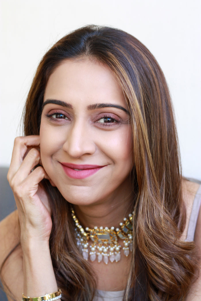 Rose Quartz & Pearl Layered Choker Necklace