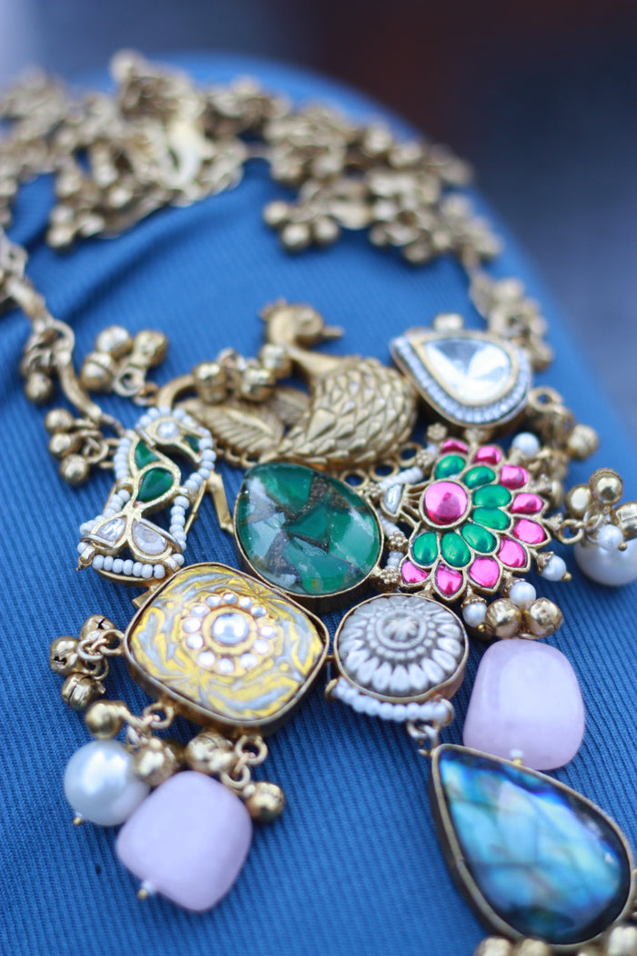 Black Onyx Art Deco Studs