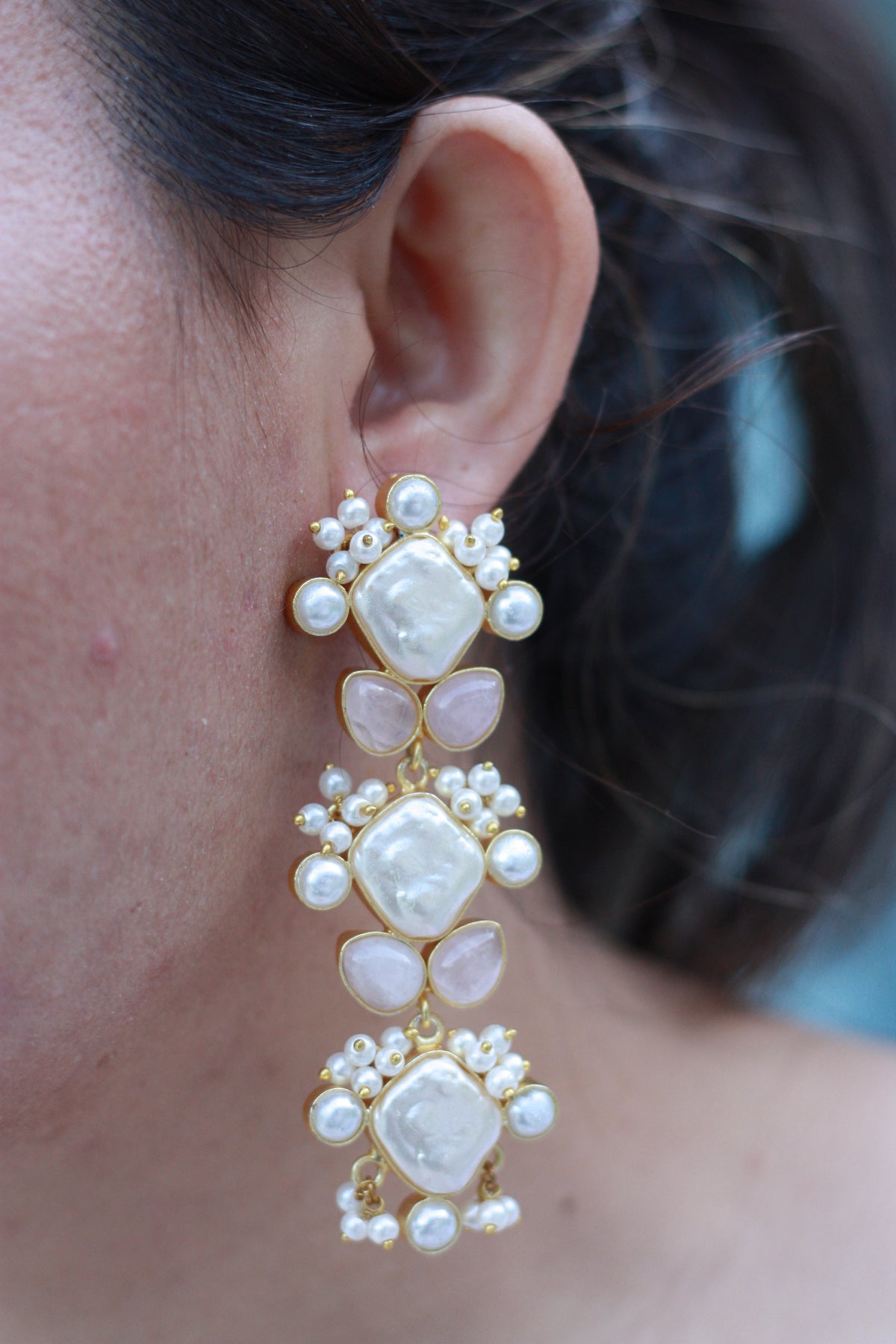 Pearl Rajwadi Danglers