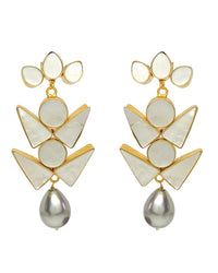 Idina Pearl Earrings- Handcrafted Jewellery from Dori