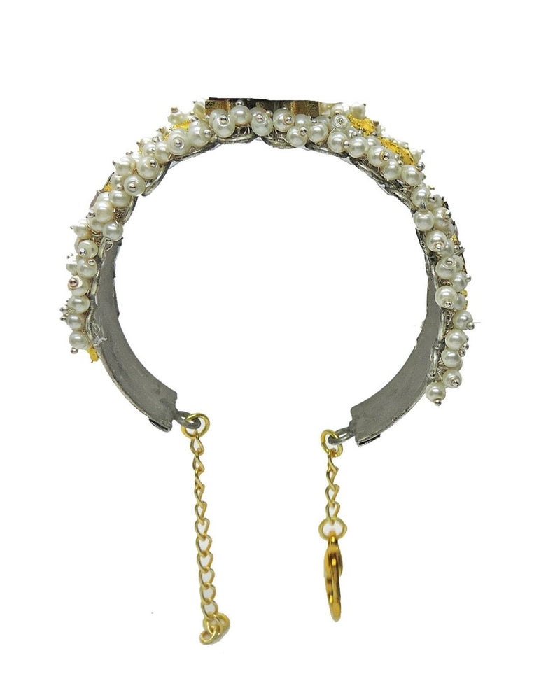 Iora Cuff - Statement Bracelets & Cuffs - Gold-Plated & Hypoallergenic Jewellery - Made in India - Dubai Jewellery - Dori