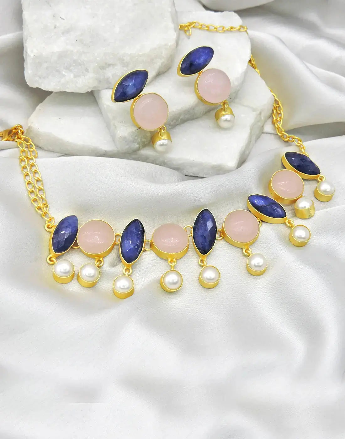 Josephine Earrings and Necklace