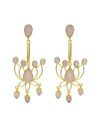 Lotus Danglers- Handcrafted Jewellery from Dori