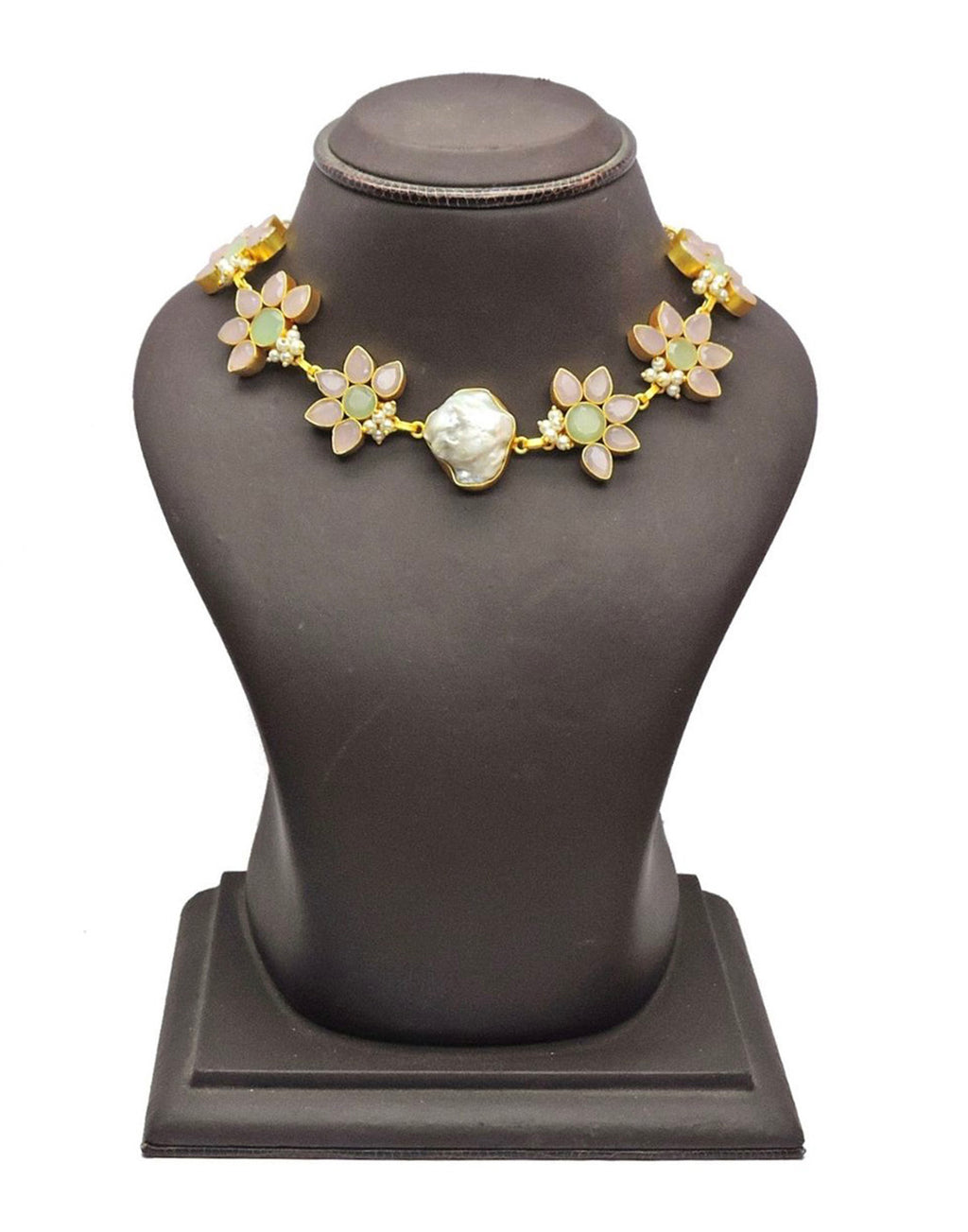 Monalisa & Baroque Pearl Choker- Handcrafted Jewellery from Dori