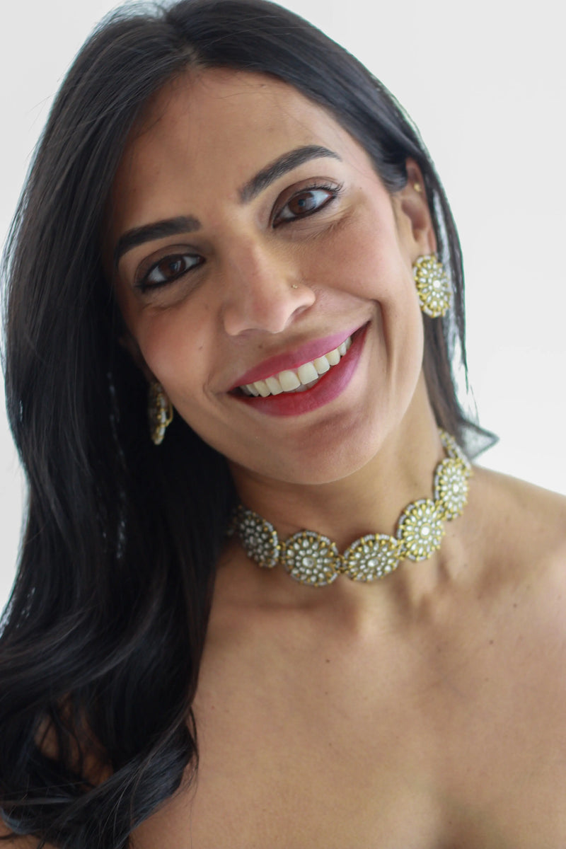 Pearl Dome Jhumka Earringsfrom Dori