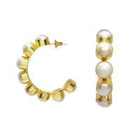 Pearl Hoops