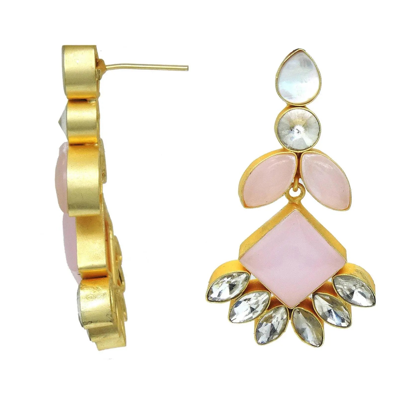 Rose Diamond Earrings