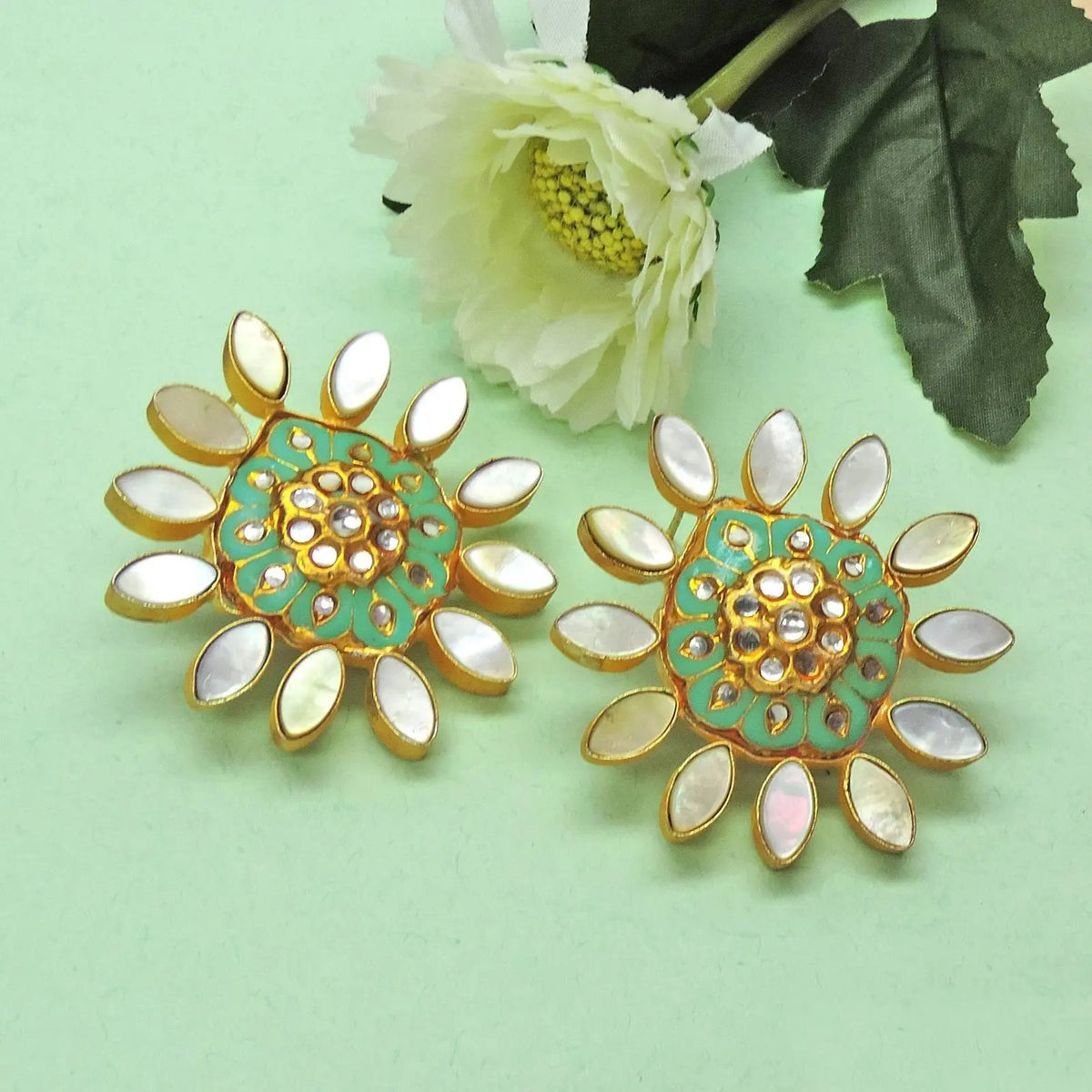 Snowdrop Kundan Earrings