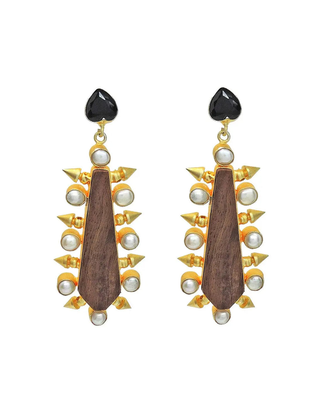 Spade Earrings- Handcrafted Jewellery from Dori