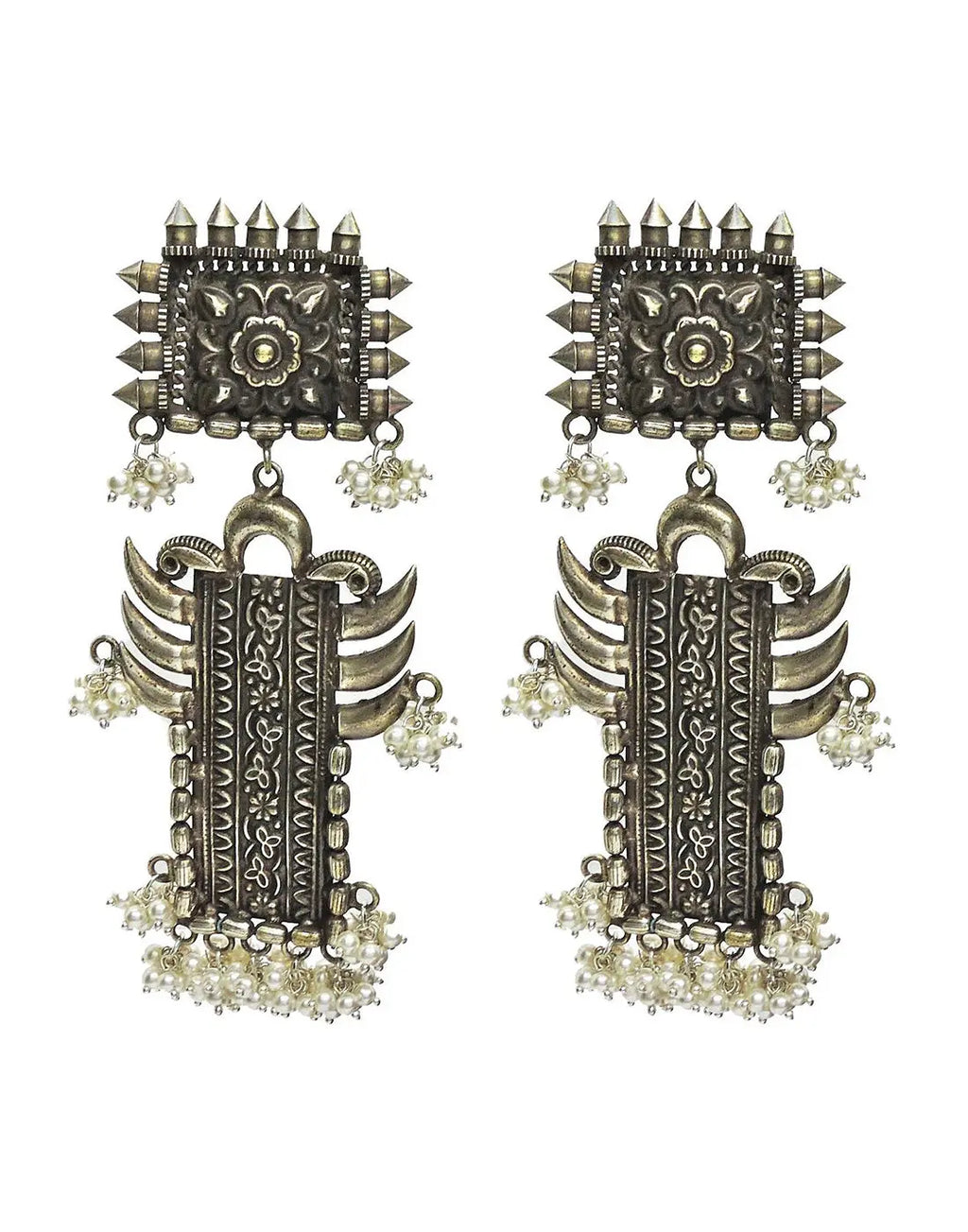 Temple Earrings- Handcrafted Jewellery from Dori