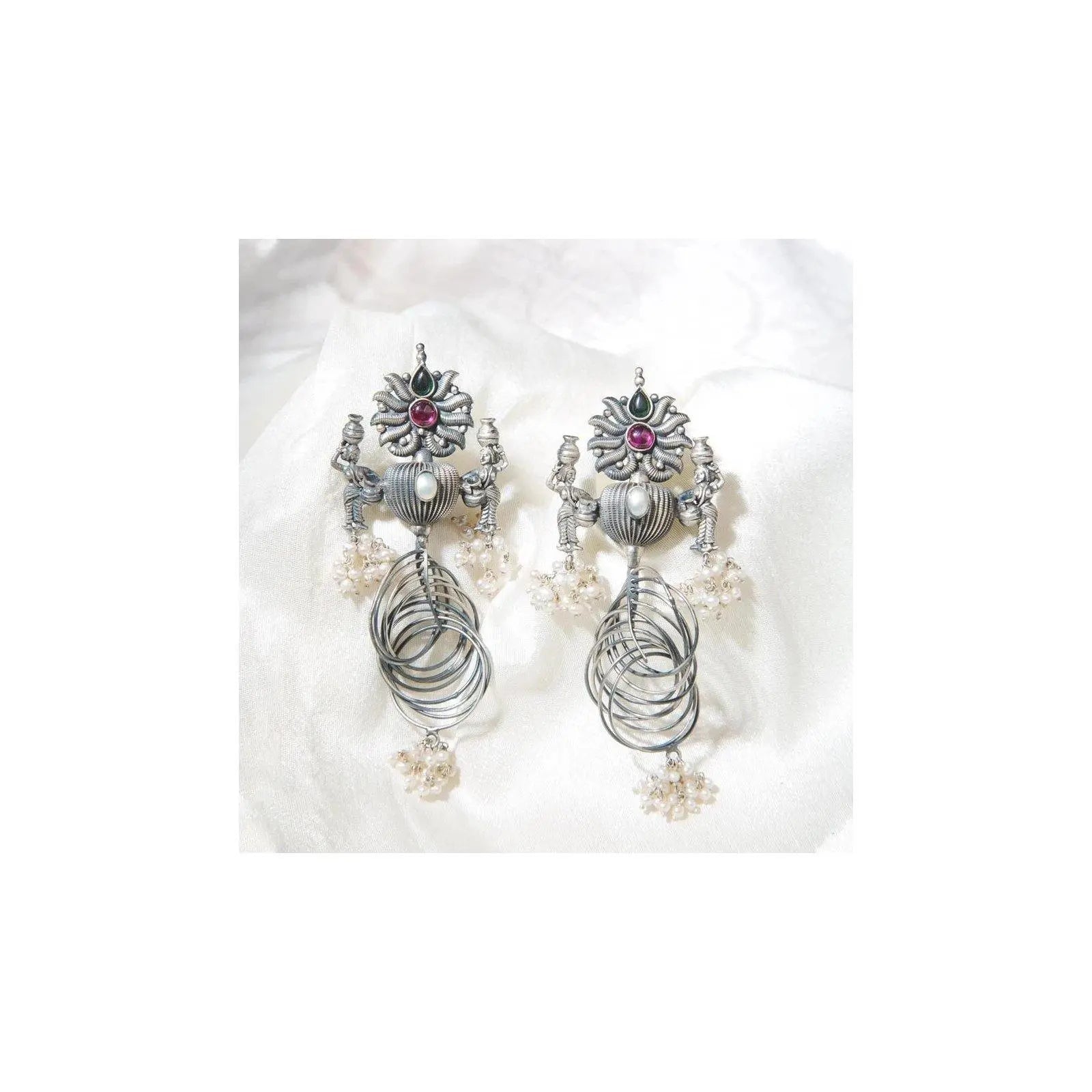 Valkyrie Silver Earrings