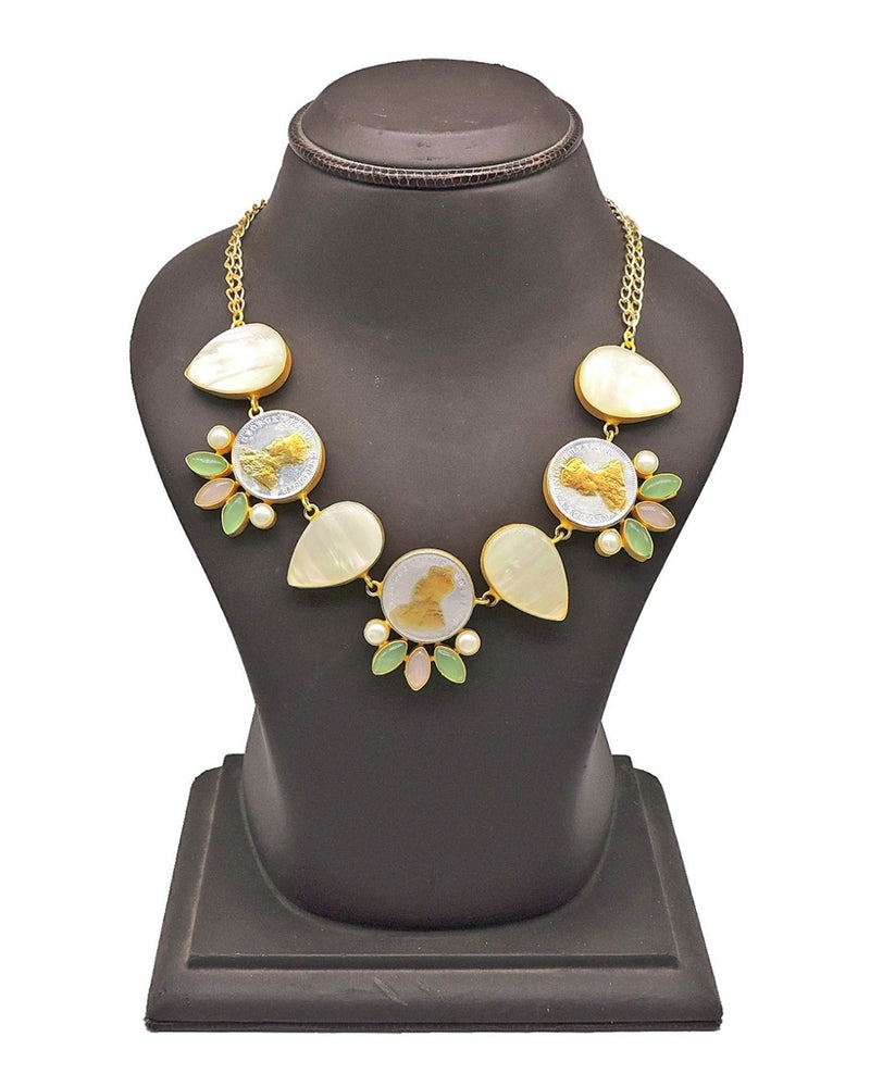 Shell & Coin Necklace - Necklaces - Handcrafted Jewellery - Made in India - Dubai Jewellery, Fashion & Lifestyle - Dori