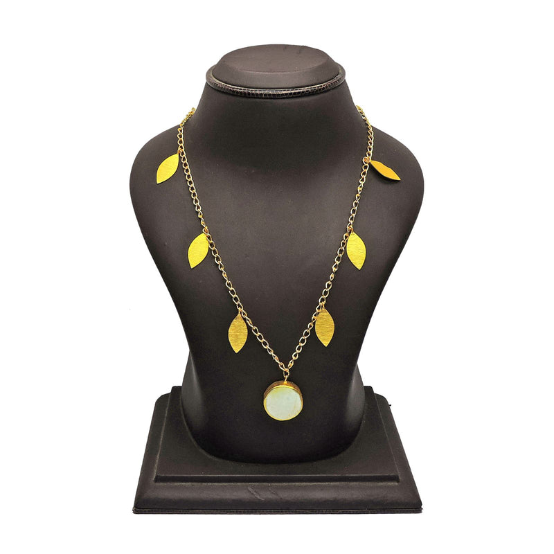 Eliana Necklace in Amazonite - Necklaces - Handcrafted Jewellery - Made in India - Dubai Jewellery, Fashion & Lifestyle - Dori