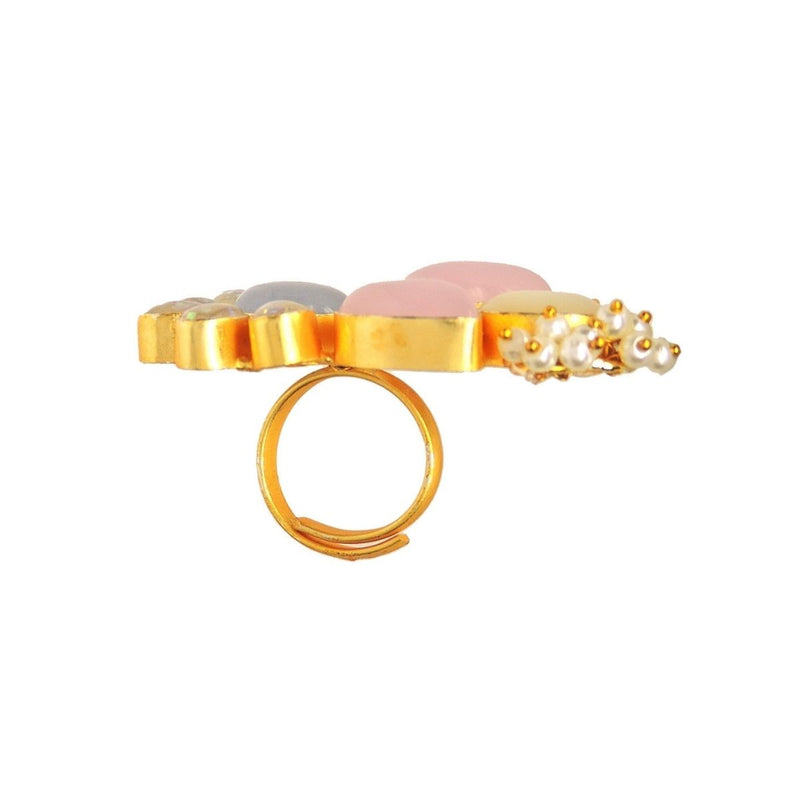 Mutya Ring in Rose - Rings - Handcrafted Jewellery - Dori