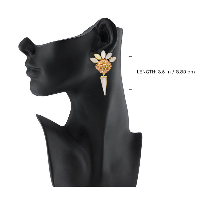 Maya Shell Earrings - Earrings - Handcrafted Jewellery - Dori