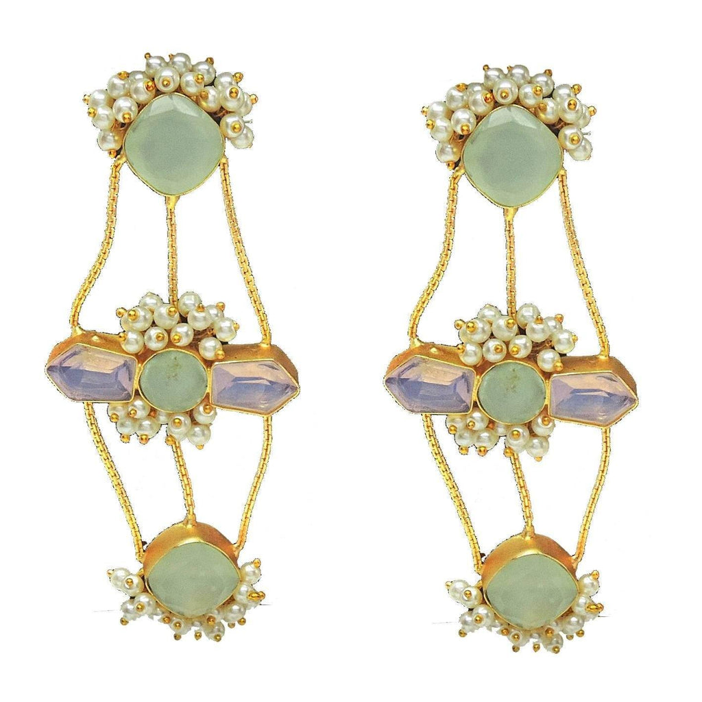 Striking Crystal Earrings - Earrings - Handcrafted Jewellery - Dori