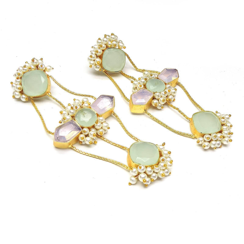 Striking Crystal Earrings - Earrings - Handcrafted Jewellery - Dori