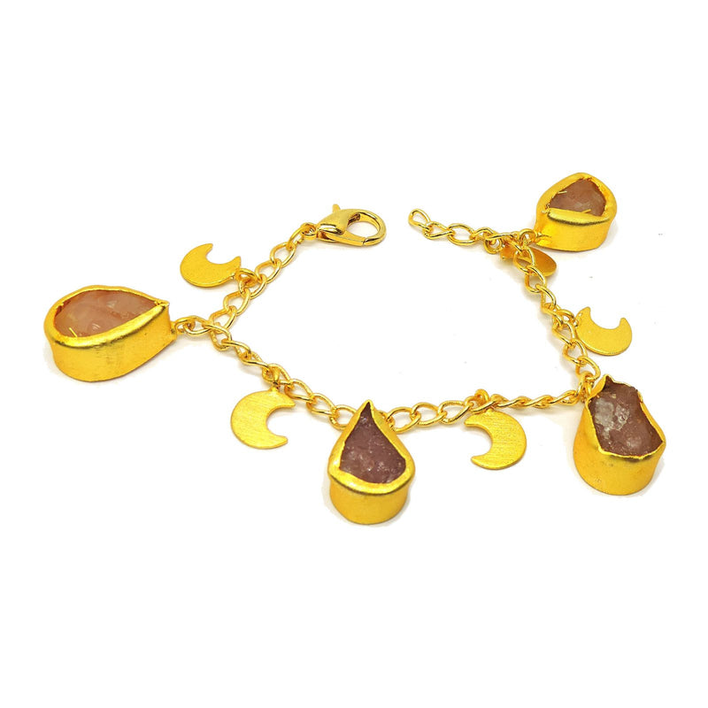 Lunar Bracelet in Jasper - Bracelets & Cuffs - Handcrafted Jewellery - Made in India - Dubai Jewellery, Fashion & Lifestyle - Dori
