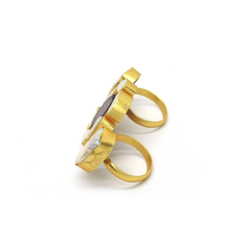 Amethyst Shine Ring - Rings - Handcrafted Jewellery - Dori
