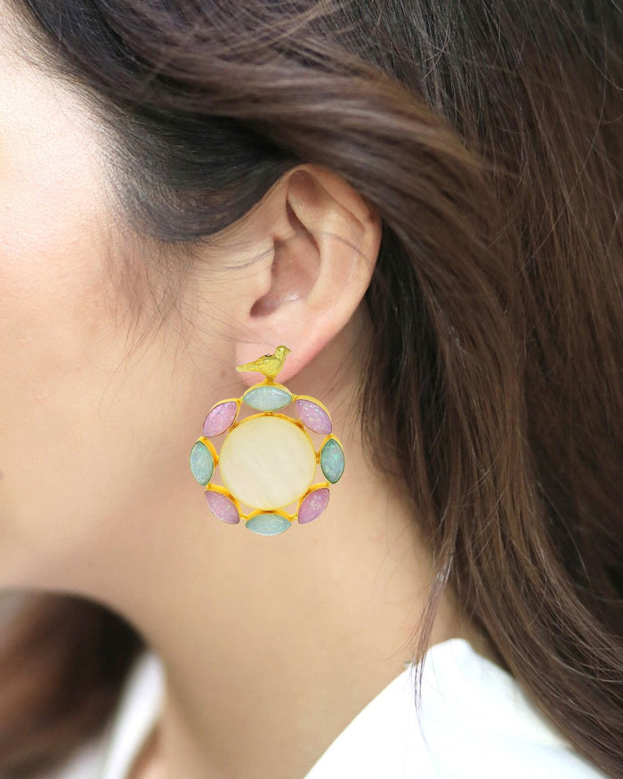 Eleni Earrings - Earrings - Handcrafted Jewellery - Made in India - Dubai Jewellery, Fashion & Lifestyle - Dori