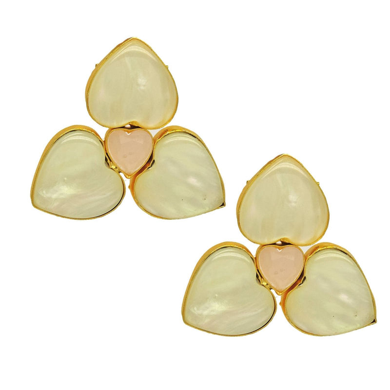 Clover Earrings in Ivory - Earrings - Handmade Jewellery - Dori