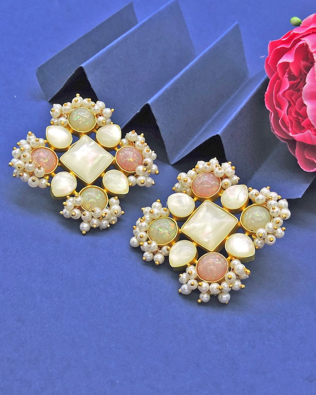 Kostantina Earrings - Earrings - Handcrafted Jewellery - Made in India - Dubai Jewellery, Fashion & Lifestyle - Dori