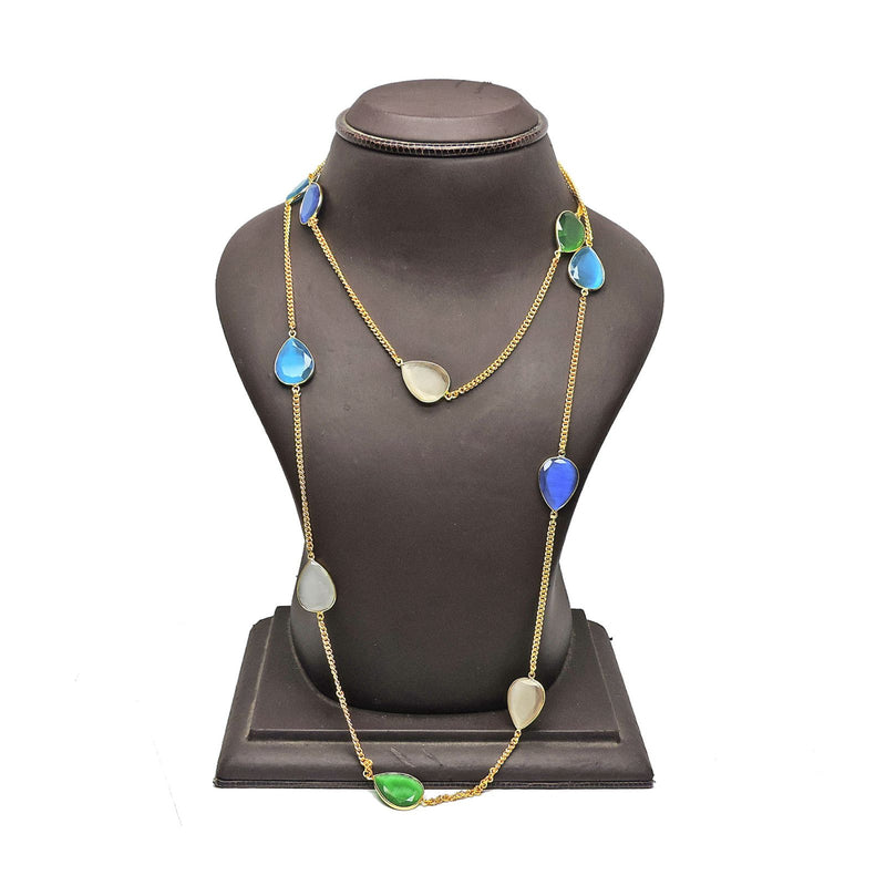 Ocean Drizzle Necklace - Necklaces - Handcrafted Jewellery - Made in India - Dubai Jewellery, Fashion & Lifestyle - Dori