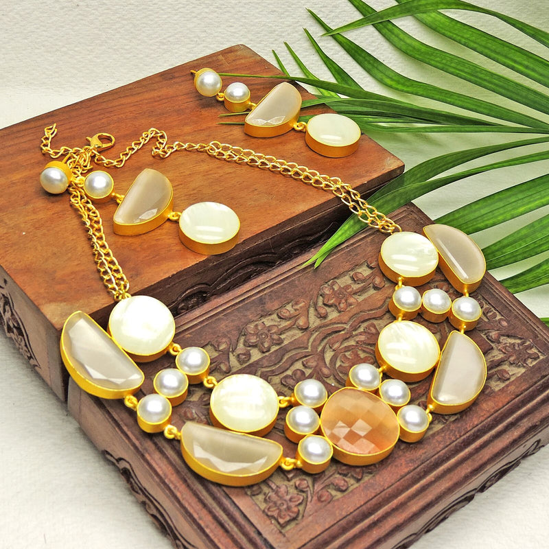 Hailey Earrings in Autumn - Earrings - Handcrafted Jewellery - Made in India - Dubai Jewellery, Fashion & Lifestyle - Dori