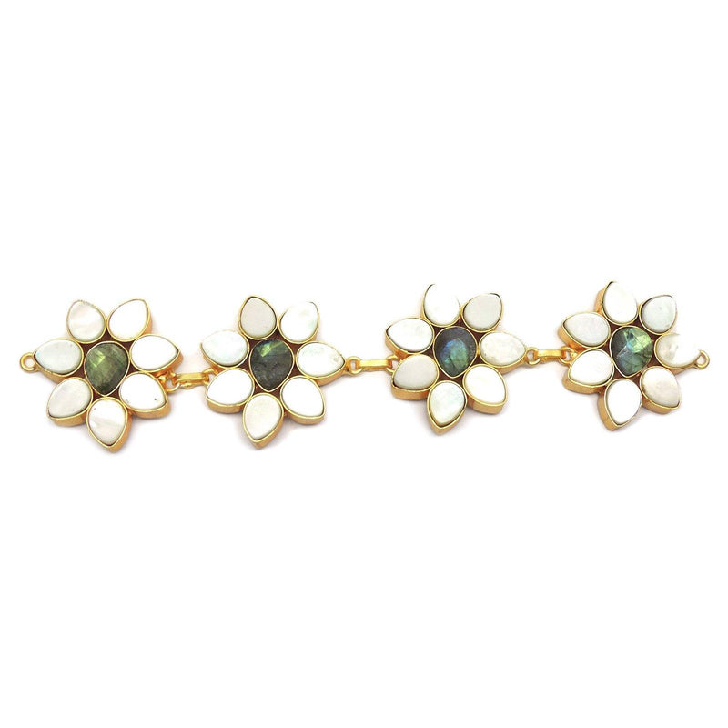 Wildflower Bracelet in Labradorite - Bracelets & Cuffs - Handcrafted Jewellery - Dori