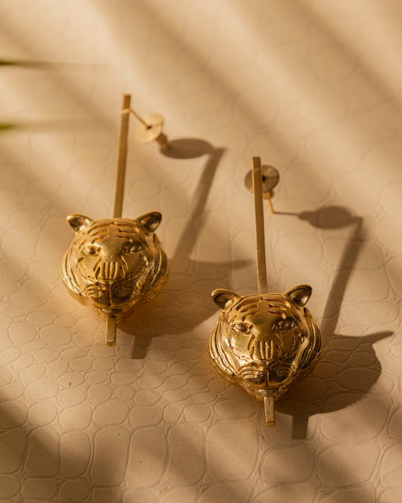 Tigris Earrings - Earrings - Handcrafted Jewellery - Made in India - Dubai Jewellery, Fashion & Lifestyle - Dori