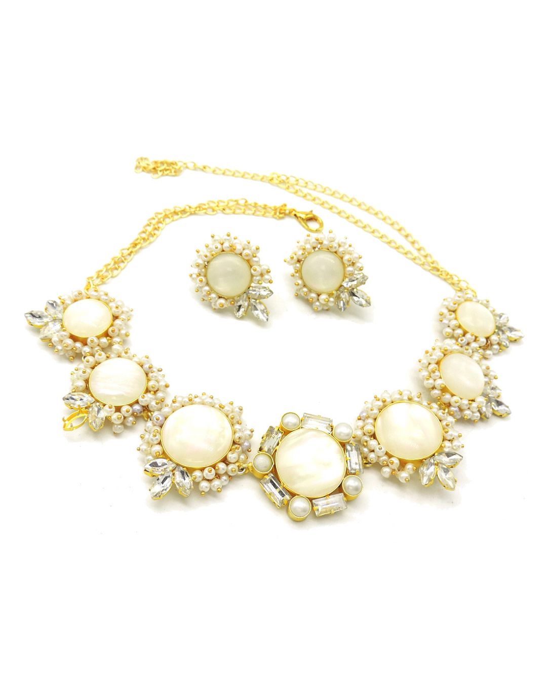 Amara Necklace & Earrings Set - Necklaces - Earrings - Handcrafted Jewellery - Made in India - Dubai Jewellery, Fashion & Lifestyle - Dori