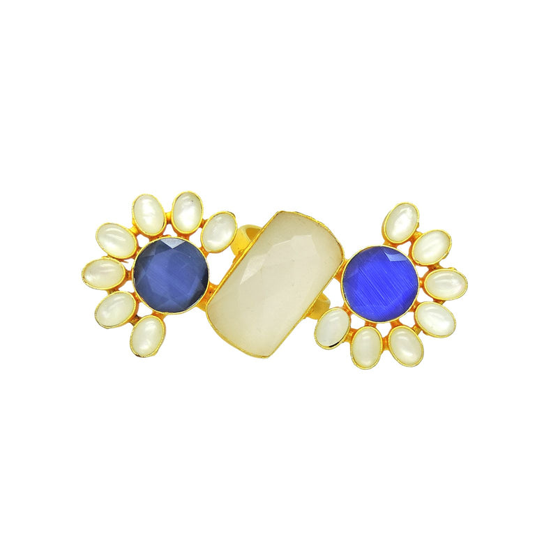 Isabella Ring in Sand - Rings - Handcrafted Jewellery - Made in India - Dubai Jewellery, Fashion & Lifestyle - Dori