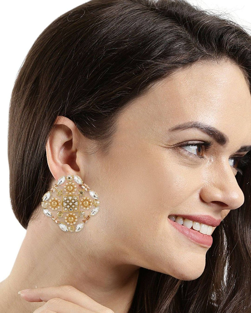 Suhaaya Heritage Studs - Earrings - Handcrafted Jewellery - Made in India - Dubai Jewellery, Fashion & Lifestyle - Dori