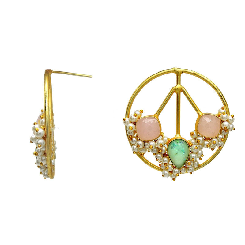 Medallion Earrings - Earrings - Handcrafted Jewellery - Dori