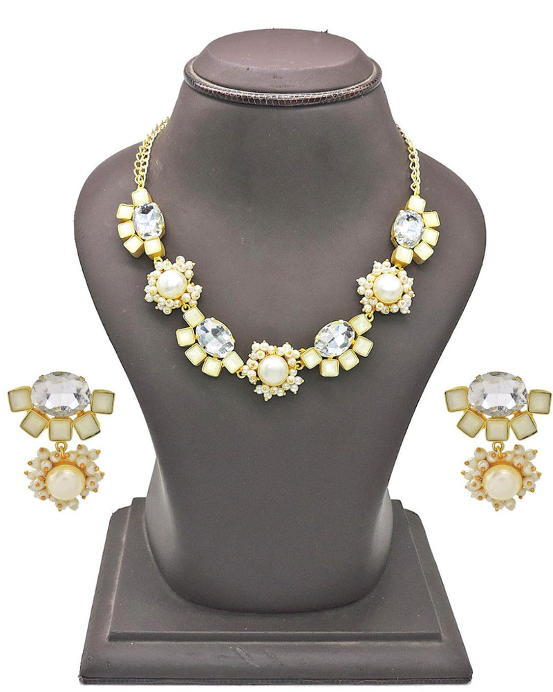 Lydia Necklace & Earrings Set - Necklaces - Earrings - Handcrafted Jewellery - Made in India - Dubai Jewellery, Fashion & Lifestyle - Dori