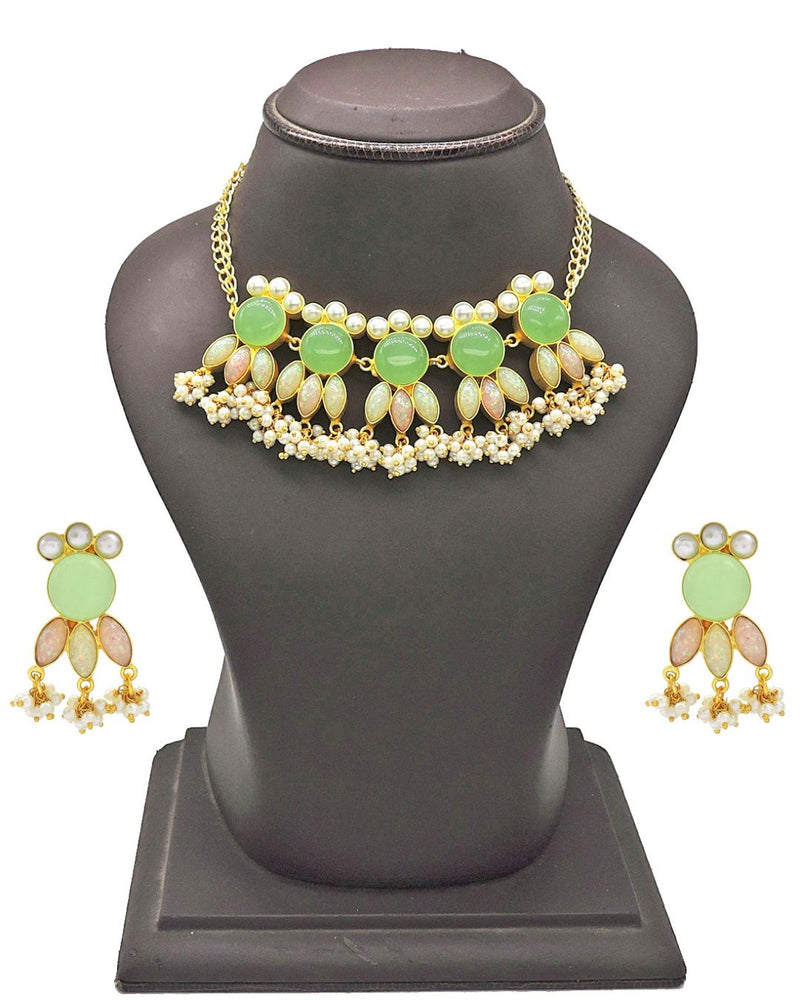 Margaret Necklace & Earrings Set - Necklaces - Earrings - Handcrafted Jewellery - Made in India - Dubai Jewellery, Fashion & Lifestyle - Dori