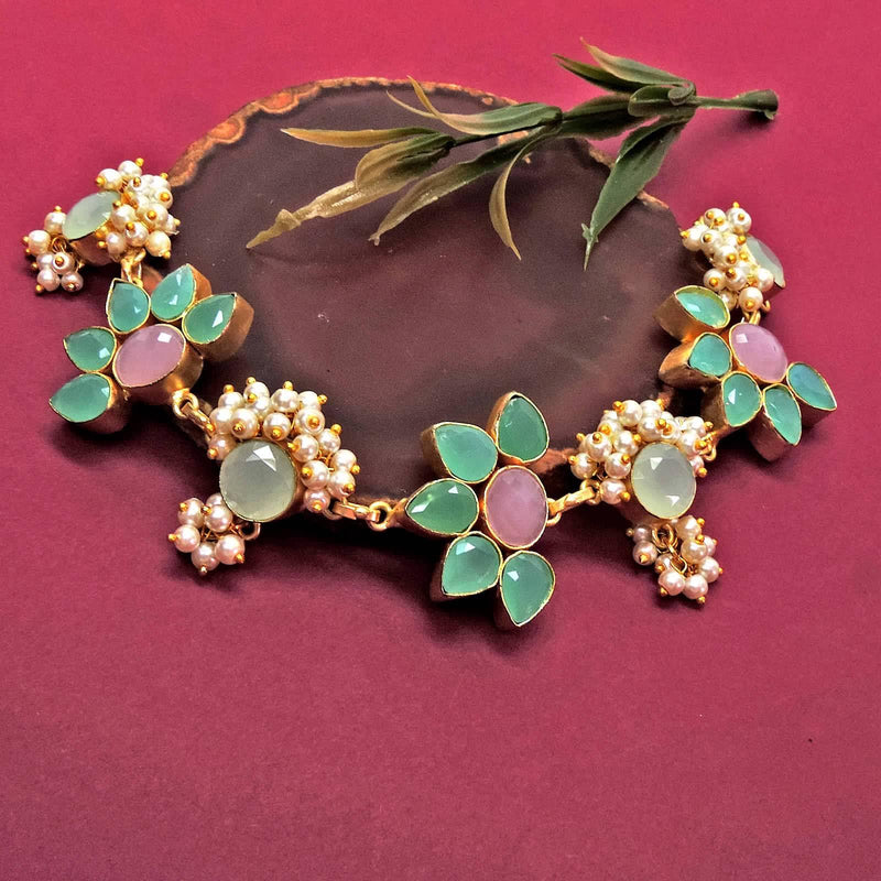Vera Necklace in Aquamarine - Necklaces - Handcrafted Jewellery - Dori