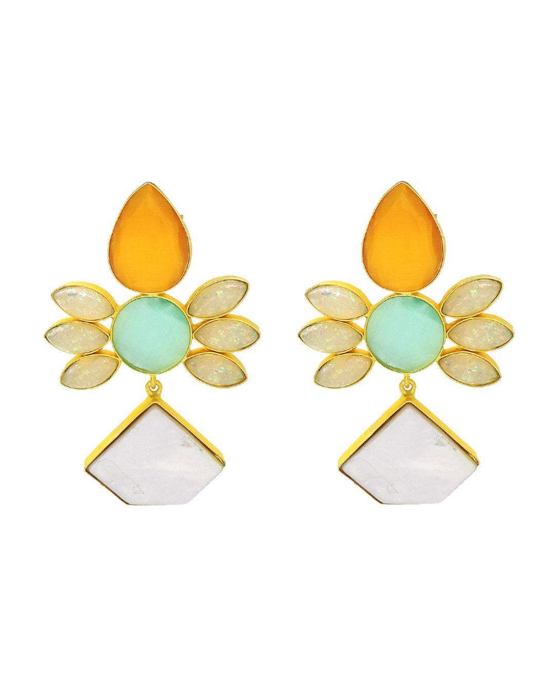 Vasiliki Earrings - Earrings - Handcrafted Jewellery - Made in India - Dubai Jewellery, Fashion & Lifestyle - Dori