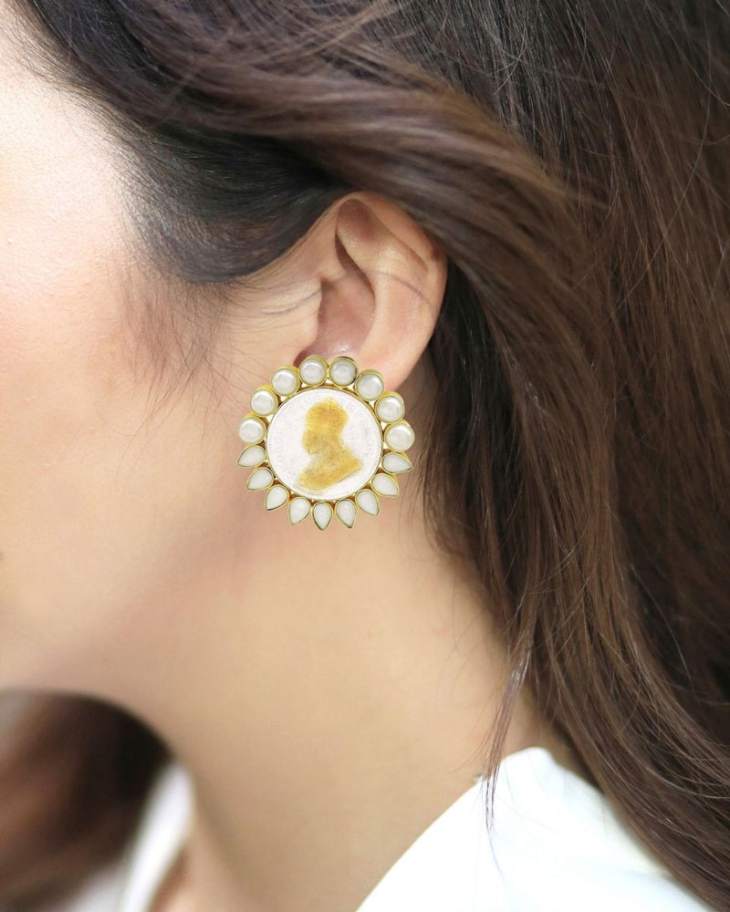 Oracle Classic Studs - Earrings - Handcrafted Jewellery - Made in India - Dubai Jewellery, Fashion & Lifestyle - Dori