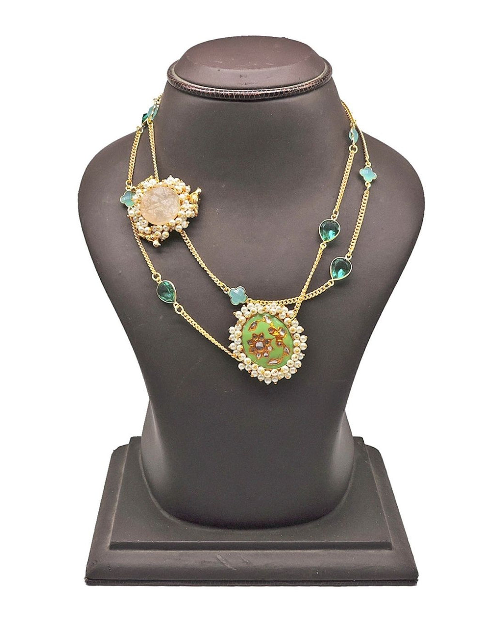 Kundan Breeze Necklace - Necklaces - Handcrafted Jewellery - Made in India - Dubai Jewellery, Fashion & Lifestyle - Dori