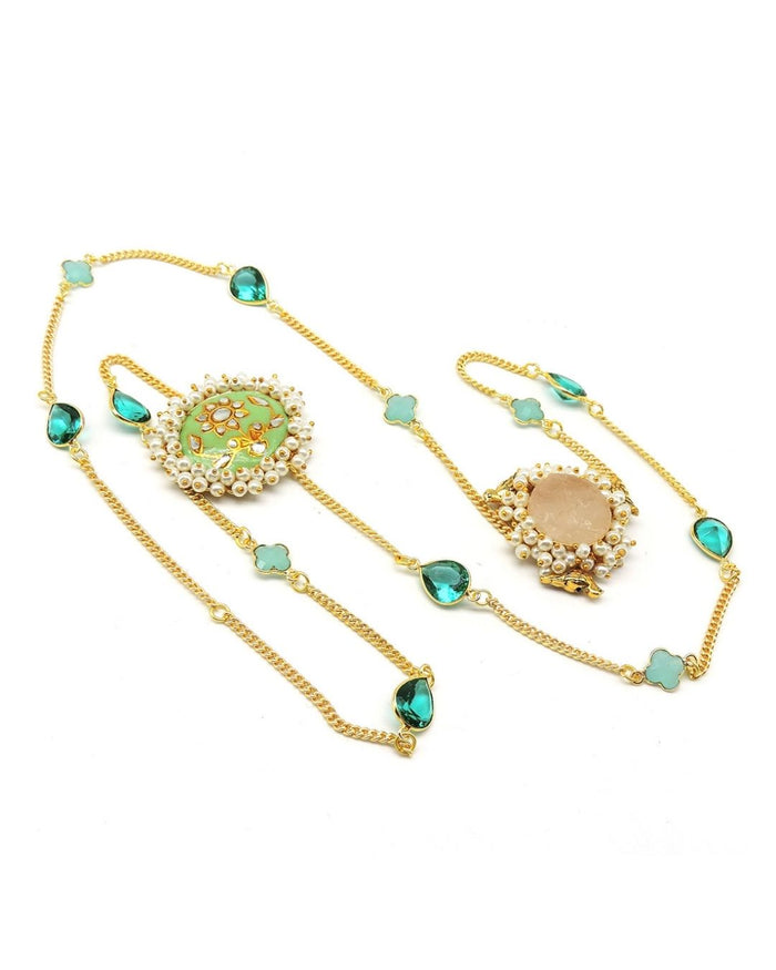 Kundan Breeze Necklace - Necklaces - Handcrafted Jewellery - Made in India - Dubai Jewellery, Fashion & Lifestyle - Dori