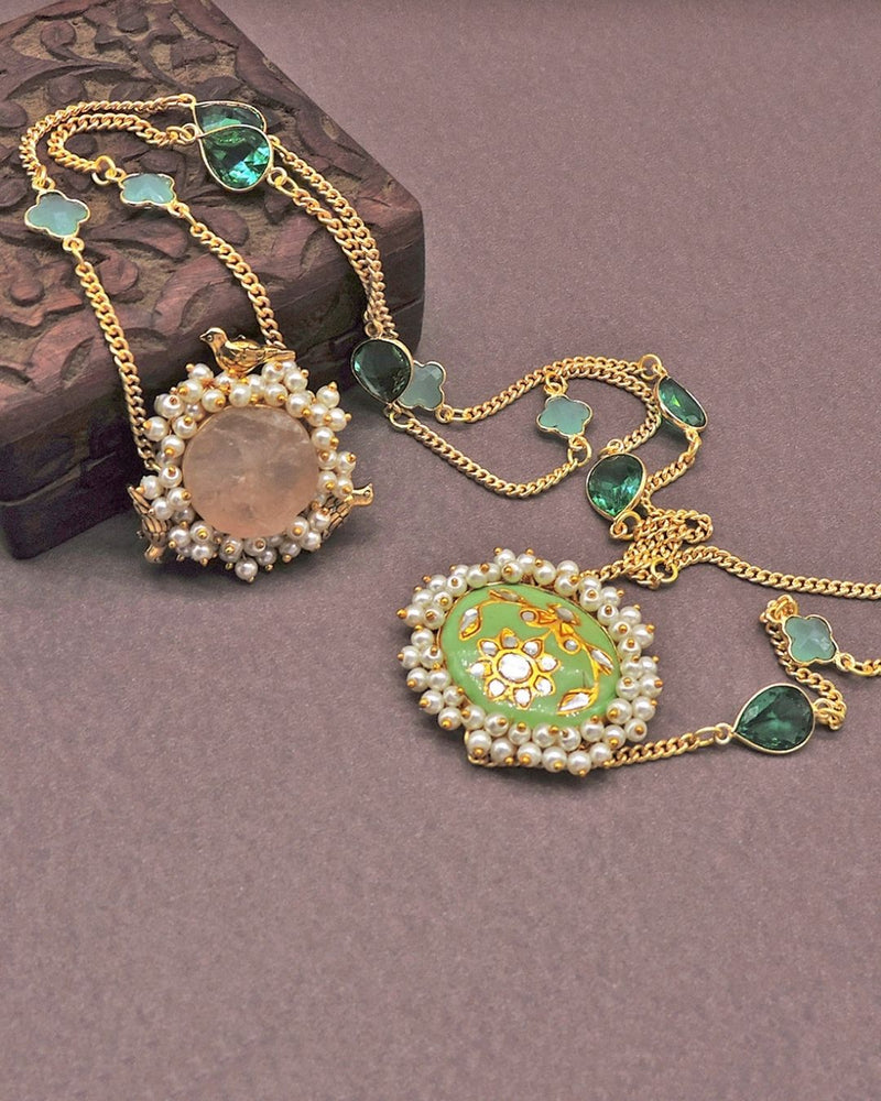 Kundan Breeze Necklace - Necklaces - Handcrafted Jewellery - Made in India - Dubai Jewellery, Fashion & Lifestyle - Dori