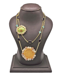 Royale Breeze Necklace (Forest) - Necklaces - Handcrafted Jewellery - Made in India - Dubai Jewellery, Fashion & Lifestyle - Dori