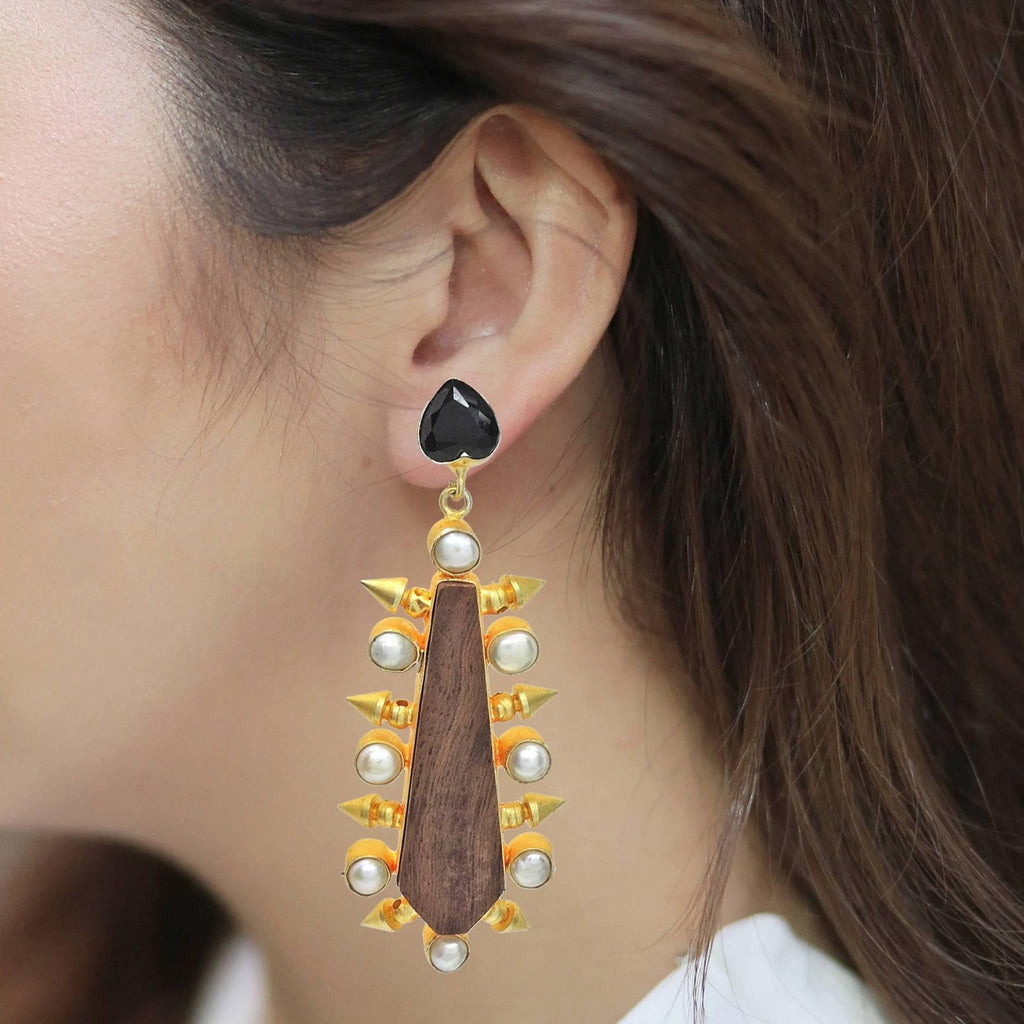 Spade Earrings - Earrings - Handcrafted Jewellery - Dori